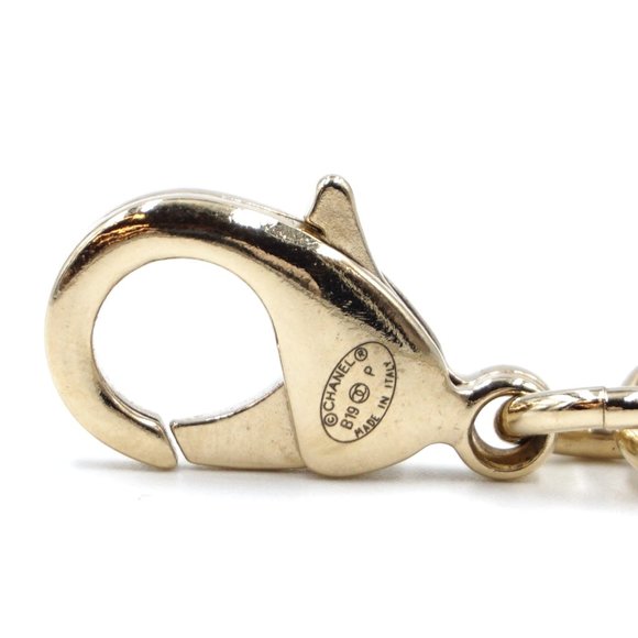 Xxl Cc Logo Spelled Out Gold Choker Necklace - Picture 8 of 8